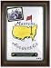 Jack Nicklaus - Palmer Framed Autograph Masters House Flag W/Suede Logo