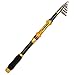 Supertrip Telescopic Fishing Rod Super Hard Saltwater Travel Spinning Fishing Rod Pole