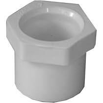 Genova Products 30275CP 3/4-Inch by 1/2-Inch PVC Pipe Reducing Bushing Spigot by Slip - 10 Pack