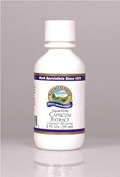 Nature's Sunshine Capsicum Extract Liquid Herbs Digestive, Circulatory 2 Fl. Oz
