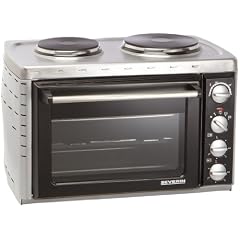 Severin TO 2043 Toastofen / mit Kochplatten /ca. 2500 Watt / 26 Liter Garraum / silber