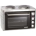 Severin TO 2043 Toastofen / mit Kochplatten /ca. 2500 Watt / 26 Liter Garraum / silber