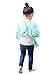 Plie Waterproof Kids Art Smocks 37 Colors (Age 1-10, S-XXL size), Mint Dot (02-M)