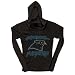 Carolina Panthers - Distressed Vintage NFL Logo Ladies Vintage NFL Hooded Long Sleeve - X-Large