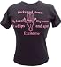 Sticks and stones may break my bones but whips and spurs excite me' skinni fit tee Black, one size (10-14)