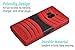 STARSHOP Coolpad Rogue case, Premium Durable Rugged Shell Hybrid Protective Phone Cover with Built in Kickstand with Premium Screen Protector (Red)