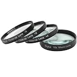 Canon EOS Digital Rebel XSi - 58mm +1 +2 +4 +10 Close-Up Macro Filter Set with Pouch (Not...