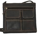 Visconti Leather Handbag Style 18608 Mud