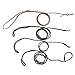 Cherrybrook Braided Leather Snap Lead 1/8-inch x 3-feet Black