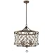 Metropolitan N6583-272 Vel Cantena Pendant, 4-Light 240 Total Watts, Arcadian Gold
