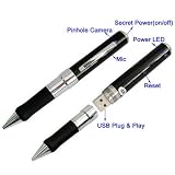 LUPO 4GB Hidden Colour Spy Pinhole PEN Drive Camcorder USB DVR Cam CCTV Camera & Sound Voice Recording