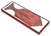 Mens Designer Hand Made 100% Silk Tie - Red with White Dash Design - Complete with Gift Box