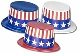 Plastic Toppers w/Patriotic Band