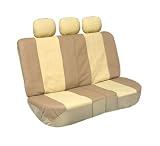 FH-PU001013 Classic Synthetic Leather Bucket Seat Covers Beige color