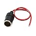 Electop Car Charger Power Cigarette Lighter Female Socket Cable Plug Adapter