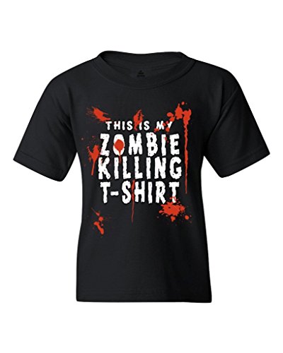 Shop4Ever® This is My Zombie Killing Shirt Youth's T-Shirt Funny Sayings Shirts