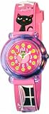Baby Watch - Zip Les Chats - Montre Fille - Quartz Analogique - Bracelet en PVC 3D Rose