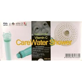New Vitamin C Multi Function Shower Head Water Filter with Ioniser and Anti-Bacterial System Removes Chlorine for Beautiful Soft Skin Ideal for Skin Allergies Children and Pets Supplied with 2 Filters