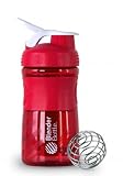 BlenderBottle Sports Mixer 20 oz & 28 oz (Red, 20 Oz.)