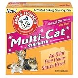 Arm and Hammer Clumping Cat Litter, Multi-Cat Strength, 14 Pound Box