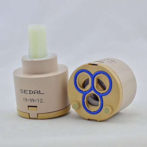 KES PC1S35 Replacement Single Handle Faucet Cartridge Ceramic Disc Valve 35mm Diameter, SEDAL