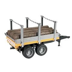 Bruder 02213 - Holztransportanh�nger mit Baumst�mmen