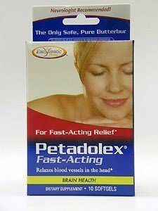 Enzymatic Therapy Inc. Petadolex Fast Acting 10sg Enzymatic Therapy Inc. Petadolex Fast Acting 10sg