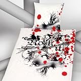Produkt-Bild: Your Best 445919050 Bettw&auml;sche Rock it, Linon, 80 / 80 und 135 / 200 cm