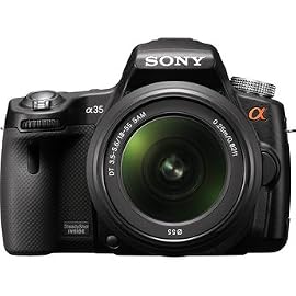 Sony Alpha SLT-A35 16 MP Digital SLR Camera with Translucent Mirror Technology and 18-55mm Lens