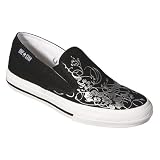 Women's Converse One Star Skidgrip Slip-Ons - Black