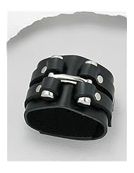Leather Bracelet In White Base