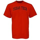 Texas Tech Red Raiders Red Arched Logo T-shirt