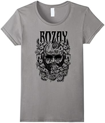 Rick Ross Boss Tshirt Zombie Halloween - Female Medium - Slate