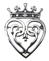 Sterling Silver Mary Queen of Scots Luckenbooth Brooch