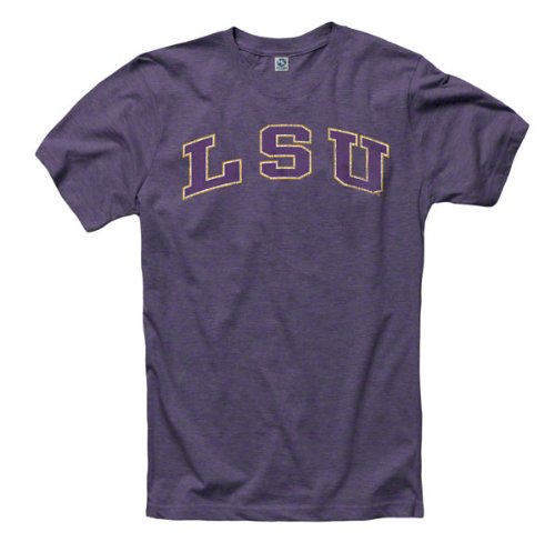 LSU Tigers Heather Purple Tradition Ring Spun T-Shirt
