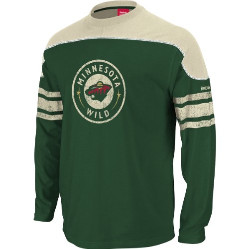 NHL Youth Minnesota Wild Shootout L/S Tee - R58Dxywl (Dragon Green, Large)