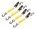 TEKTON 6223 15-Foot by 1-Inch Premium Ratchet Tie Downs, 4-Piece