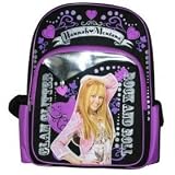 Hannah Montana: Large School Backpack / Black & Purple