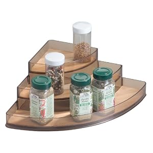 Click to buy Kitchen Spice Rack: InterDesign Formbu Stadium Corner Spice Rack from Amazon!