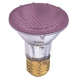 Bulbrite H50PAR20P 120V 50W PAR20 Halogen Light, Pink
