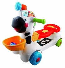 V Tech 3-in-1 Learning Zebra Scooter