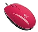 Logitech LS1 Laser Maus schnurgebunden pink