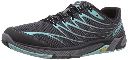 Merrell Women's Bare Access Arc 4 Trail Running Shoe,Black/Aventurine,6 M US