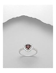 Heart CZ Ring In 92.5 Sterling Silver