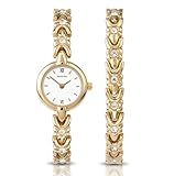 Sekonda Women's Quartz Watch with White Dial Analogue Display and Gold  Bracelet 4466.66