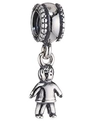 PANDORA Sterling Silver Dangle Boy Charm 790859