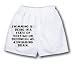 White Boxer Short with Swimming is : Being in a state of vertigo or dizziness; as, a ...