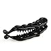 5 Mixed Plastic Black Banana Ponytail Holders Hair Clips Ponytail Clips 3.7-4.3