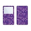 Purple Dots Design Skin Decal Sticker for Apple iPod video 30GB/ 60GB/ 80GB Player