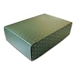 Green/ Gold Diamond Pattern - Large Two Piece Gift Box (7" x 10" x 2.75")